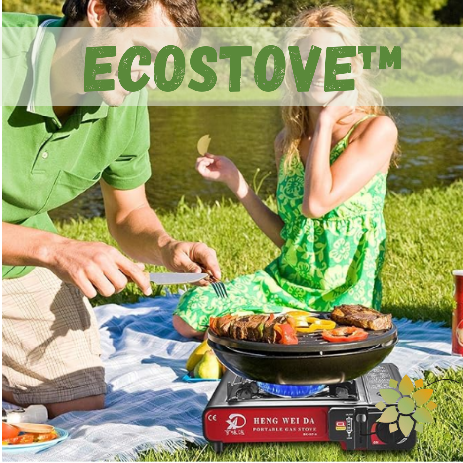 🔥 EcoStove™ Estufa a Gas de 1 Plato – Compacta y Potente 🌱