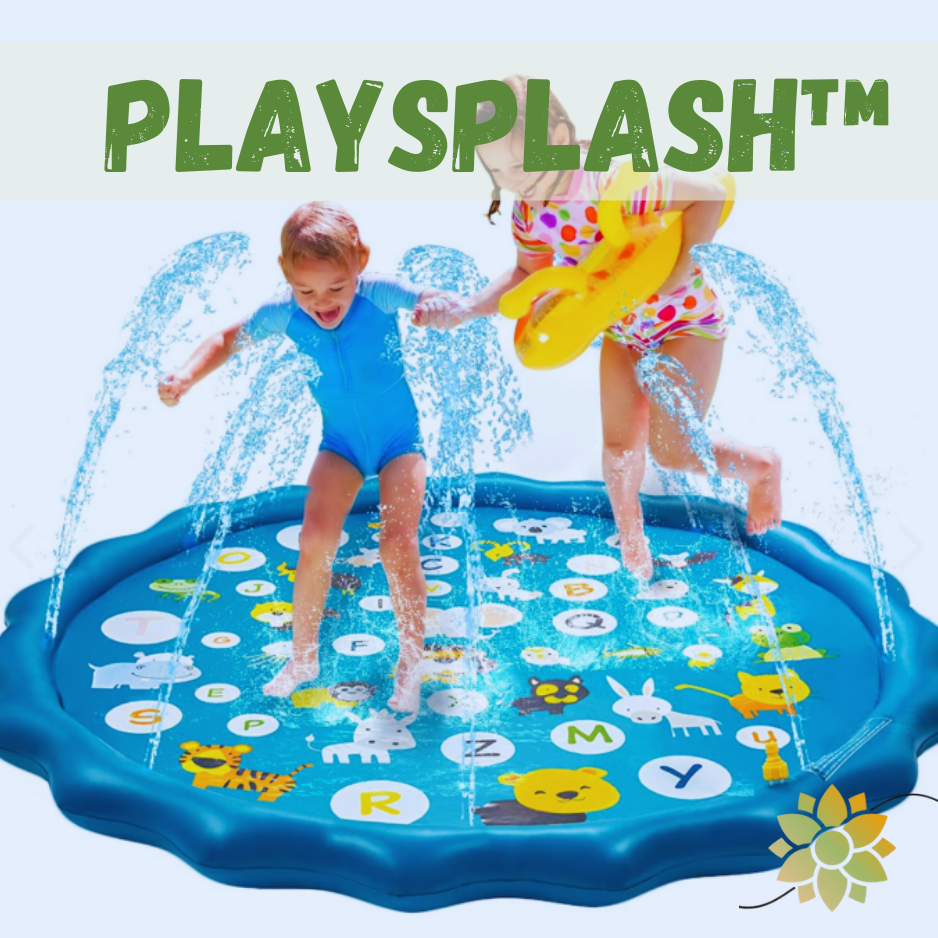 💦 PlaySplash™ La Alfombra Inflable de Diversión Acuática 💧