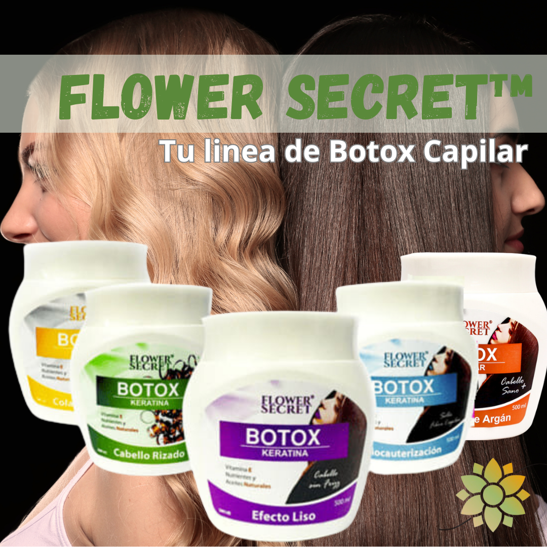 🌸Flower Secret™🌸:  Línea de Botox Capilar, 5 Soluciones Únicas.